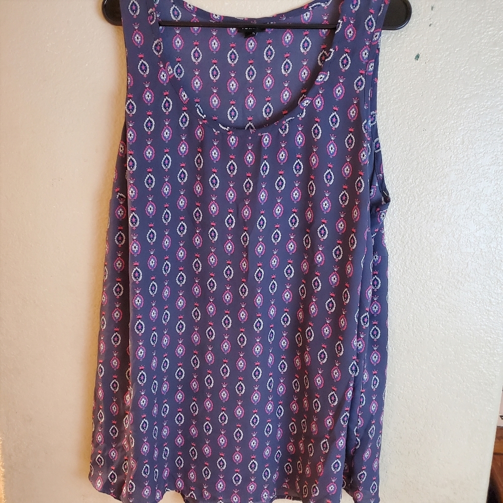 Torrid Sleeveless Geometric Boho Tunic Top